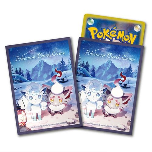 Pokemon: Alolan Vulpix & Hisuian Zorua Japanese Sleeves (Japanese Pokemon Center Exclusive)