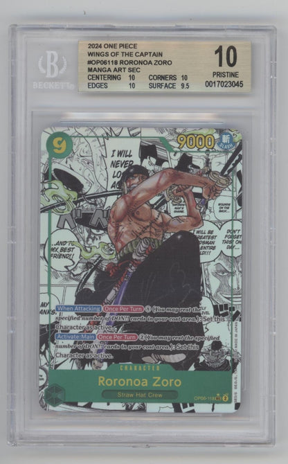 Roronoa Zoro One Piece Wings of the Captain Manga Art Beckett 10 Pristine