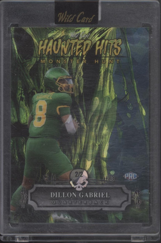 Dillon Gabriel 2024 Wild Card Haunted Hits Monster Hunt RC 2/2 #HHZ-DG