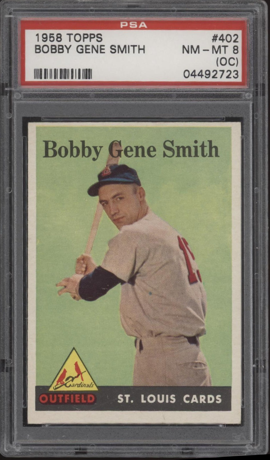 Bobby Gene Smith 1958 Topps #402 PSA 8 (OC)、Collector Store LLC、kayou