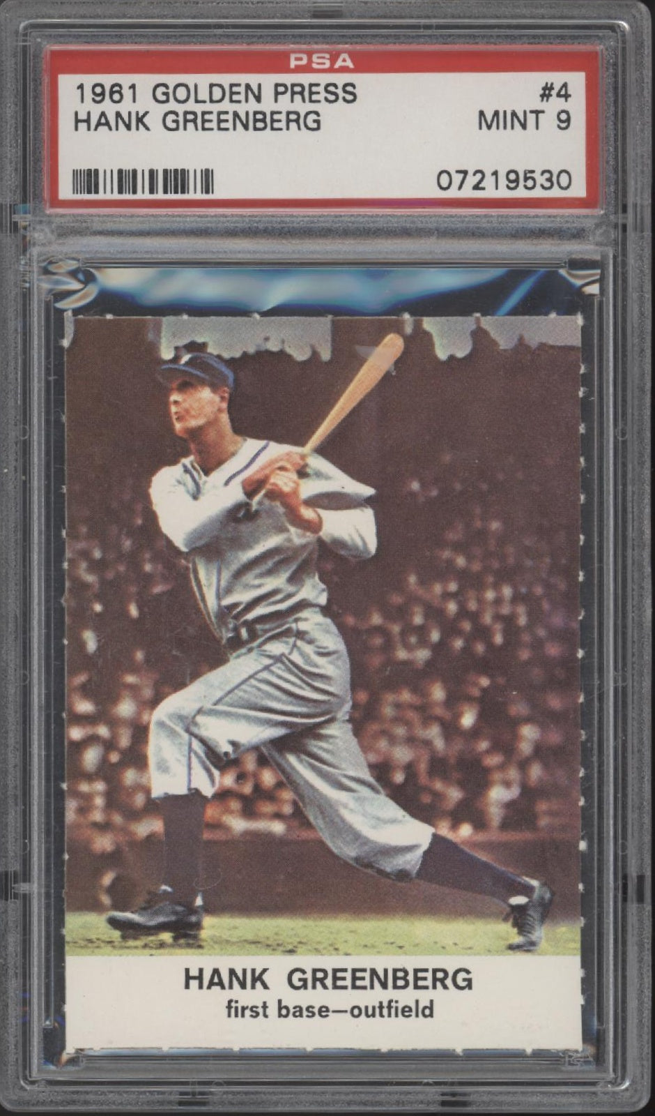 Hank Greenberg 1961 Golden Press #4 PSA 9、Collector Store LLC、kayou