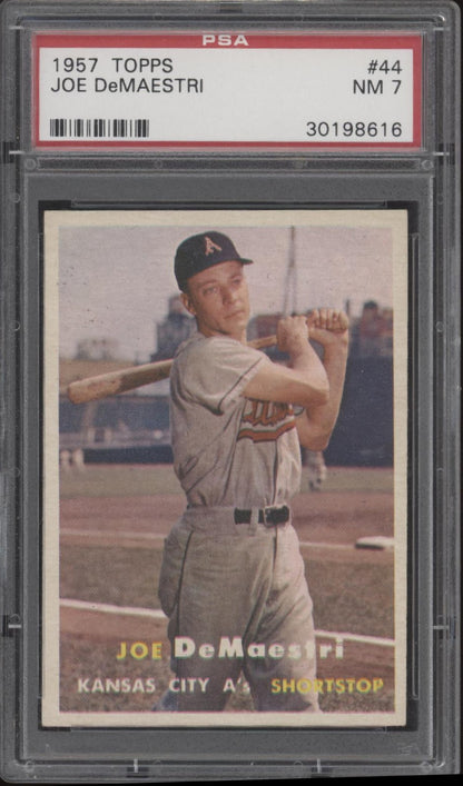 Joe DeMaestri 1957 Topps #44 PSA 7