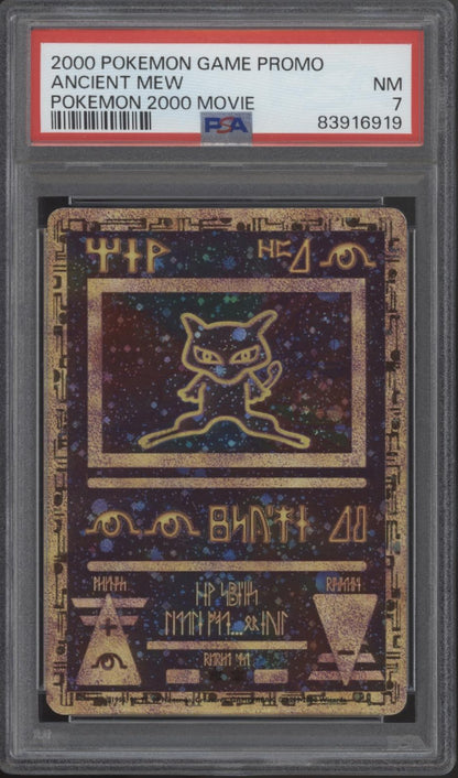 Ancient Mew Pokemon 2000 Movie Promo PSA 7