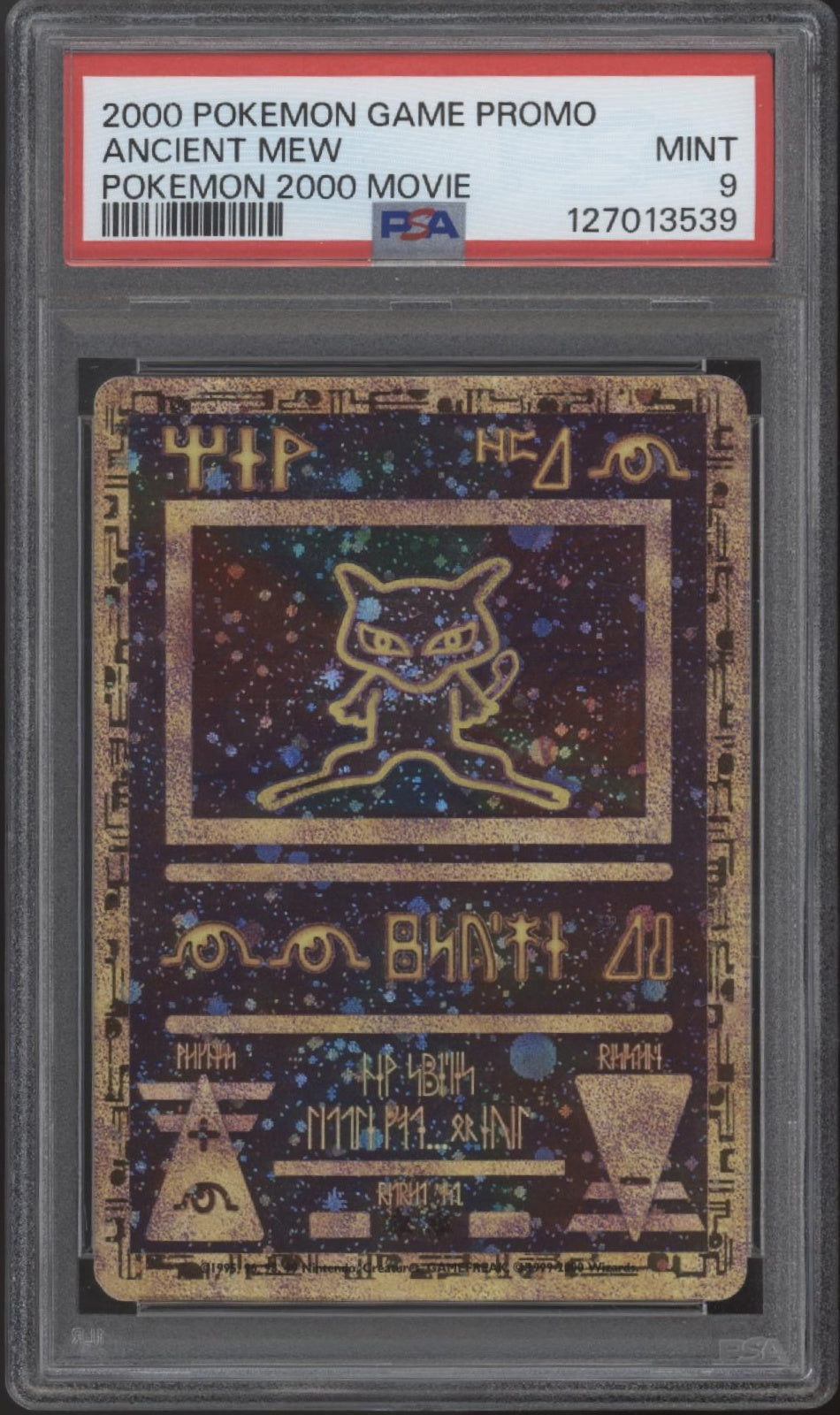 Ancient Mew Pokemon 2000 Movie Promo PSA 9