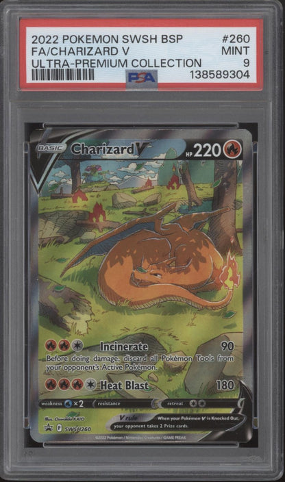Charizard V Pokemon Ultra Premium Collection Full Art #260 PSA 9 #2