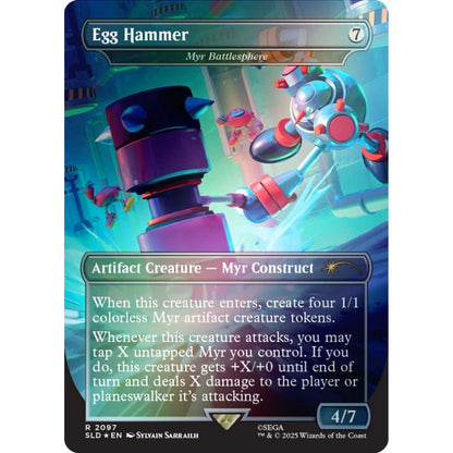 Magic the Gathering: Secret Lair X Sonic Turbo Gear [Rainbow Foil]