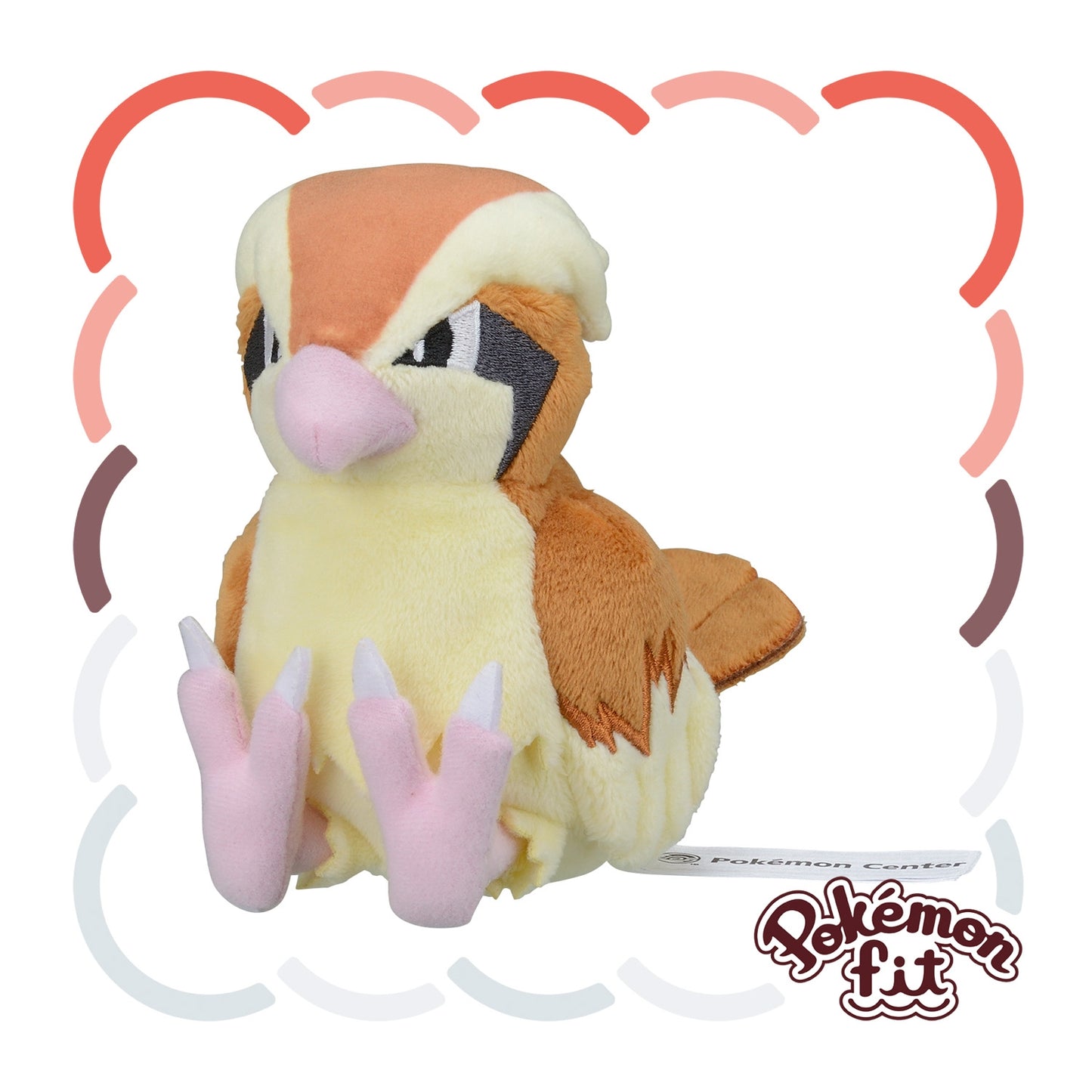 Pokemon: Pokemon Fit Pidgey No.016 Plush (Japanese Pokemon Center Exclusive)