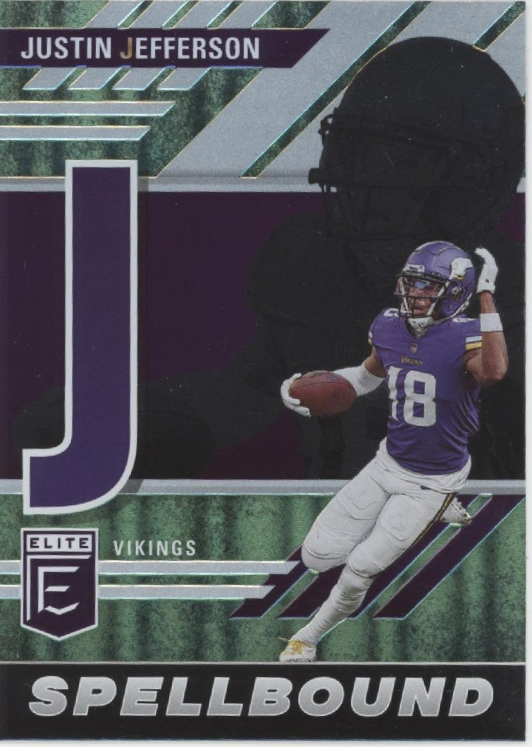 Justin Jefferson 2023 Panini Donruss Elite Spellbound "JEFFERSON" Lot