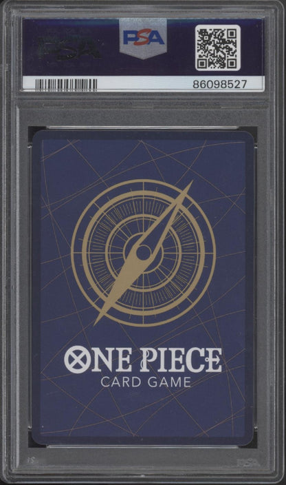 Shanks One Piece Card Game OP06 Alternate Art Japanese #007 PSA 10
