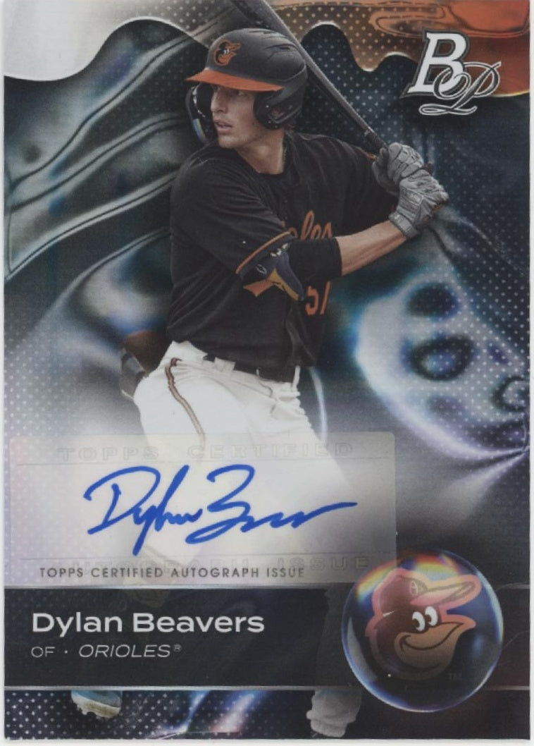 Dylan Beavers 2023 Bowman Platinum Auto #TOP-82