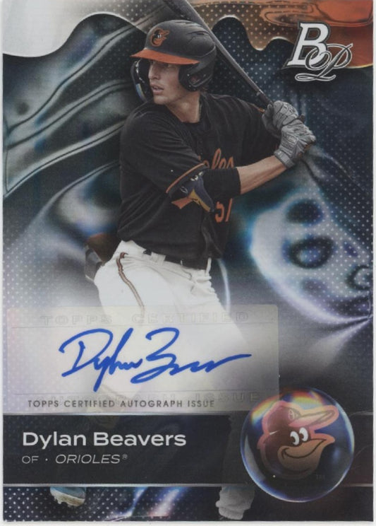 Dylan Beavers 2023 Bowman Platinum Auto #TOP-82