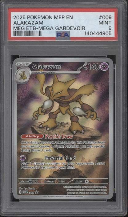 Alakazam Pokemon Mega Evolution Elite Trainer Box Mega Gardevoir #009 PSA 9