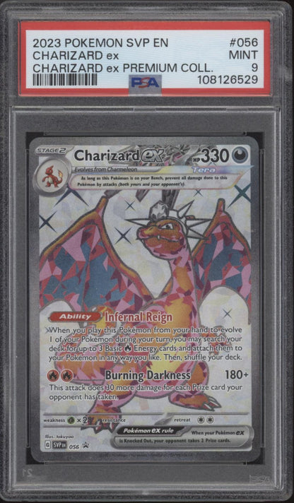 Charizard ex Pokemon Charizard ex Premium Collection #056 PSA 9
