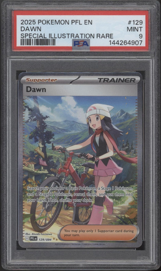 Dawn Pokemon Phantasmal Flames Special Illustration Rare #129 PSA 9 #2