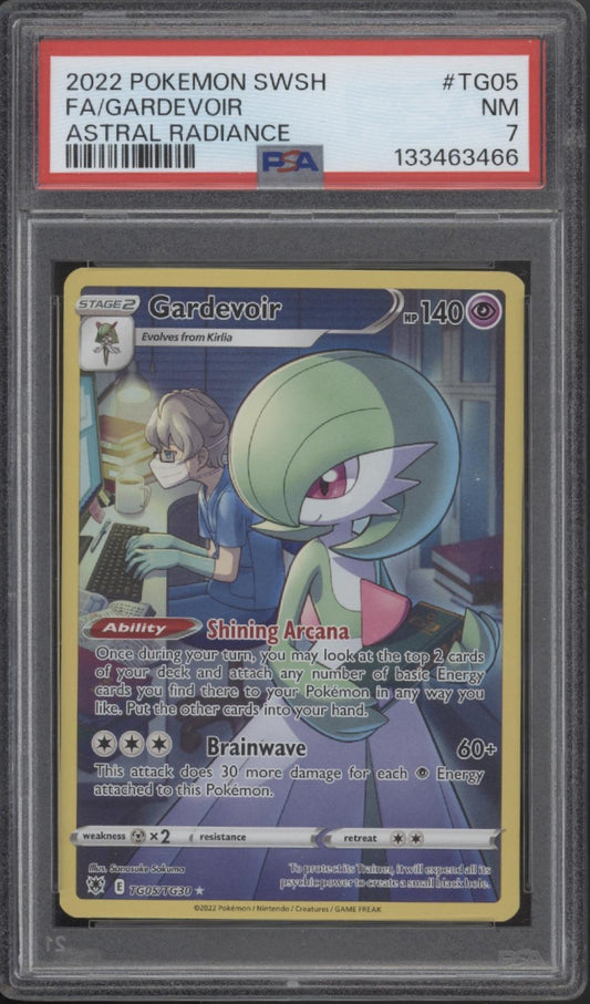 Gardevoir Pokemon Astral Radiance Full Art #TG05 PSA 7