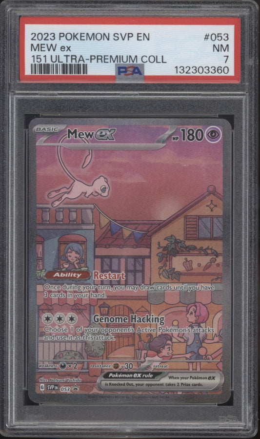 Mew ex Pokemon 151 Ultra Premium Collection #053 PSA 7