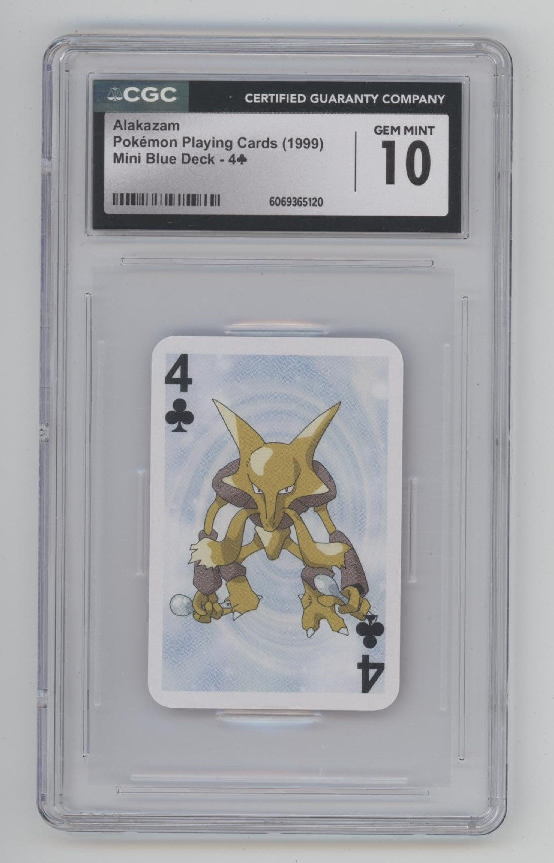 Alakazam Pokemon Playing Cards Mini Blue Deck CGC 10、Collector Store LLC Gaming、kayou