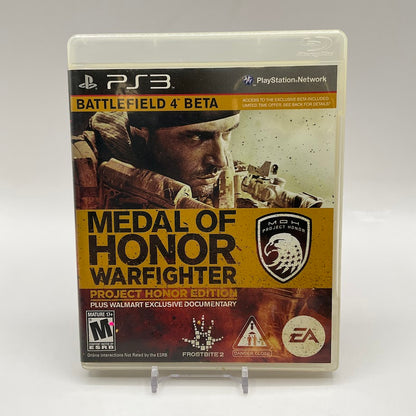 Medal of Honor Warfighter [Project Honor Edition] Playstation 3 Used