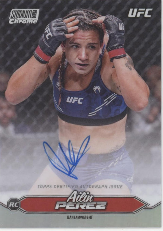 Ailin Perez 2025 Topps Stadium Club Chrome RC Auto #CAS-APZ