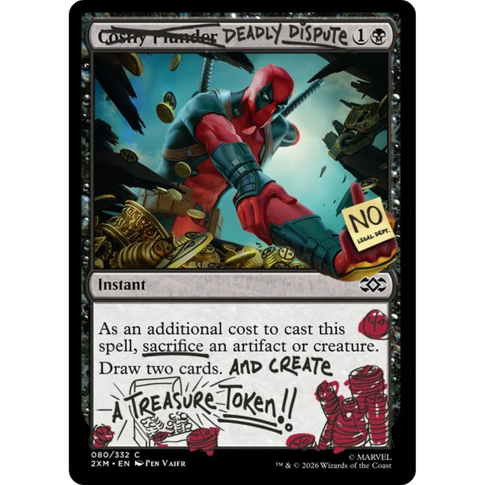 deadpool trading card mtg rulings Magic the Gathering: Secret Lair x Marvel's Deadpool