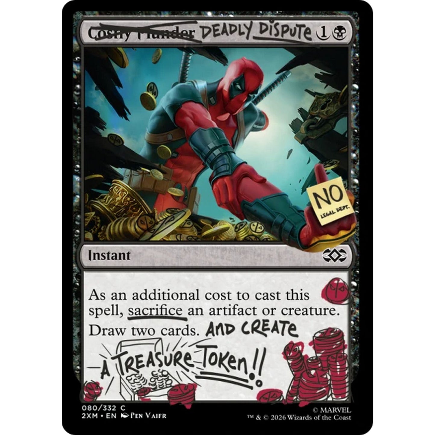 Magic the Gathering: Secret Lair x Marvel's Deadpool - I Fixed It (You're Welcome) [Non-Foil]