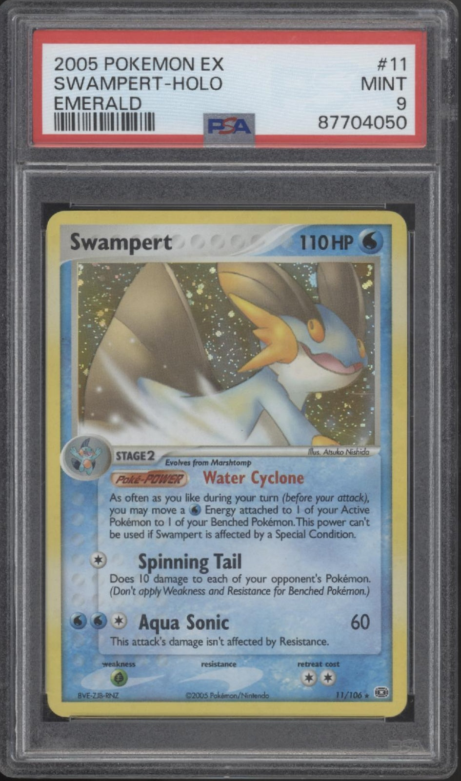 Swampert Pokemon Emerald Holo #11 PSA 9、Collector Store LLC Gaming、kayou