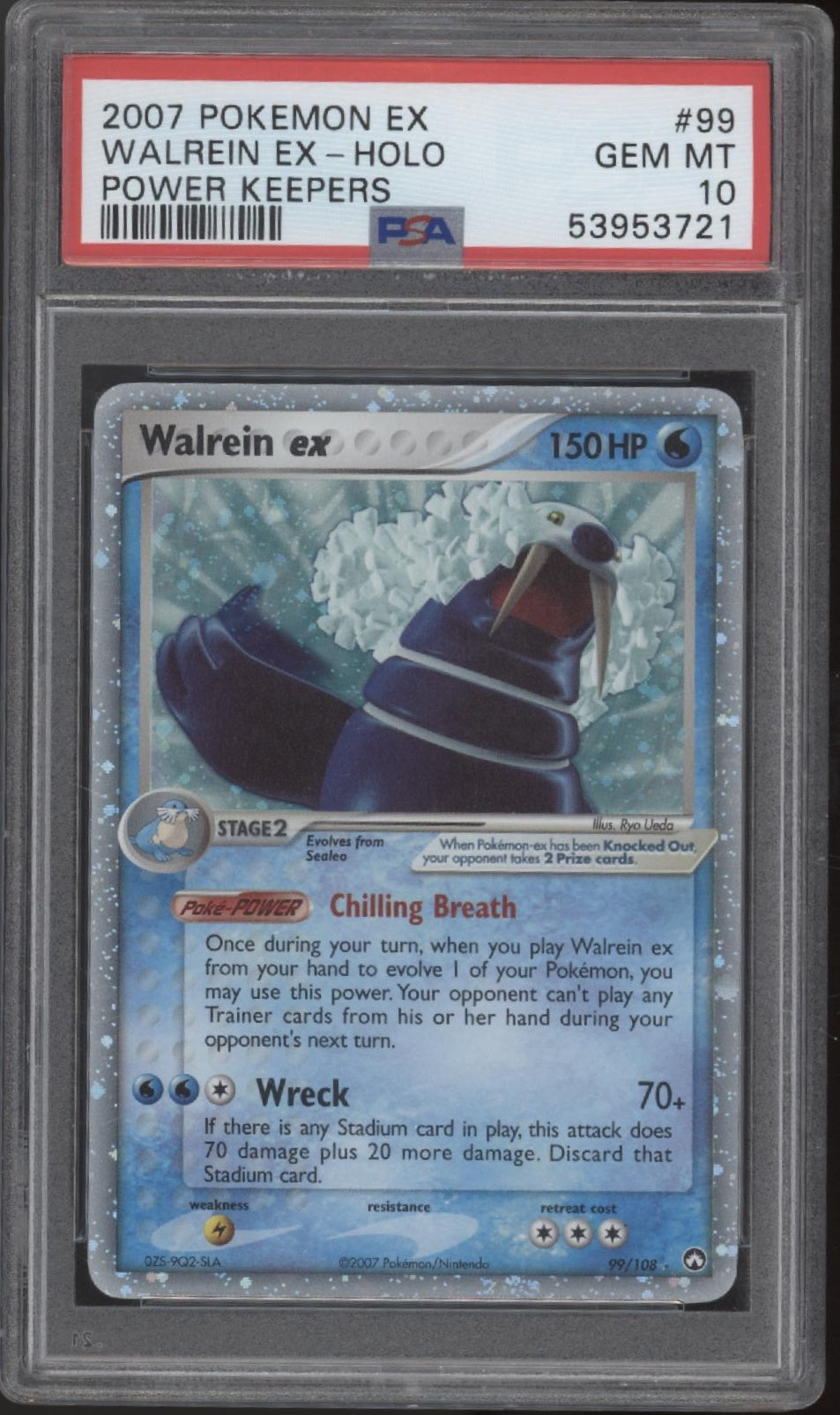 Walrein ex Pokemon Power Keepers Holo #99 PSA 10、Collector Store LLC Gaming、kayou