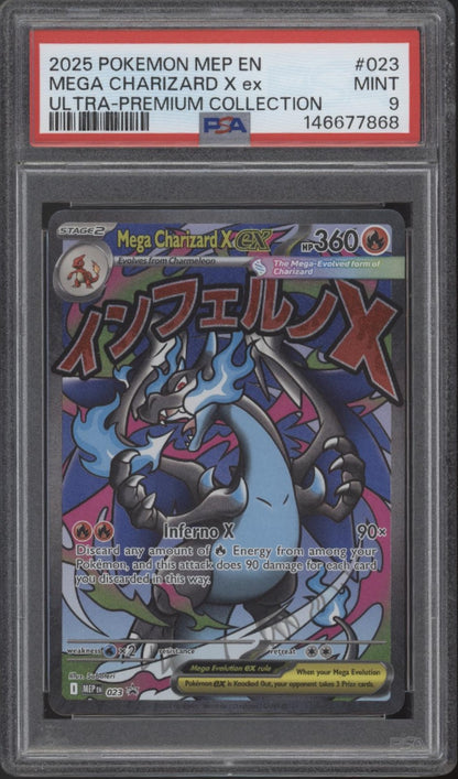 Mega Charizard X ex Pokemon Ultra Premium Collection #023 PSA 9 #3