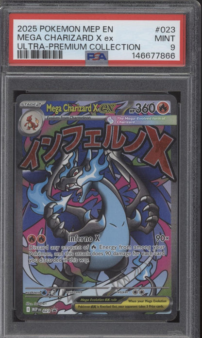 Mega Charizard X ex Pokemon Ultra Premium Collection #023 PSA 9 #4