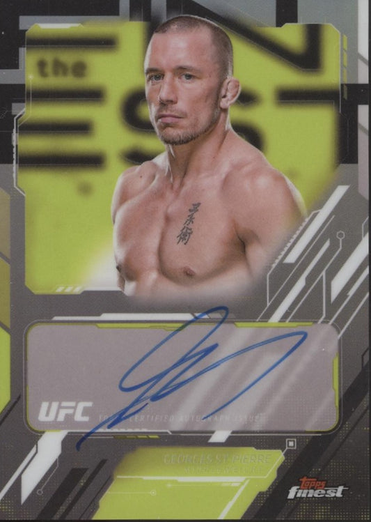Georges St-Pierre 2025 Topps Finest Auto #TFA-GS