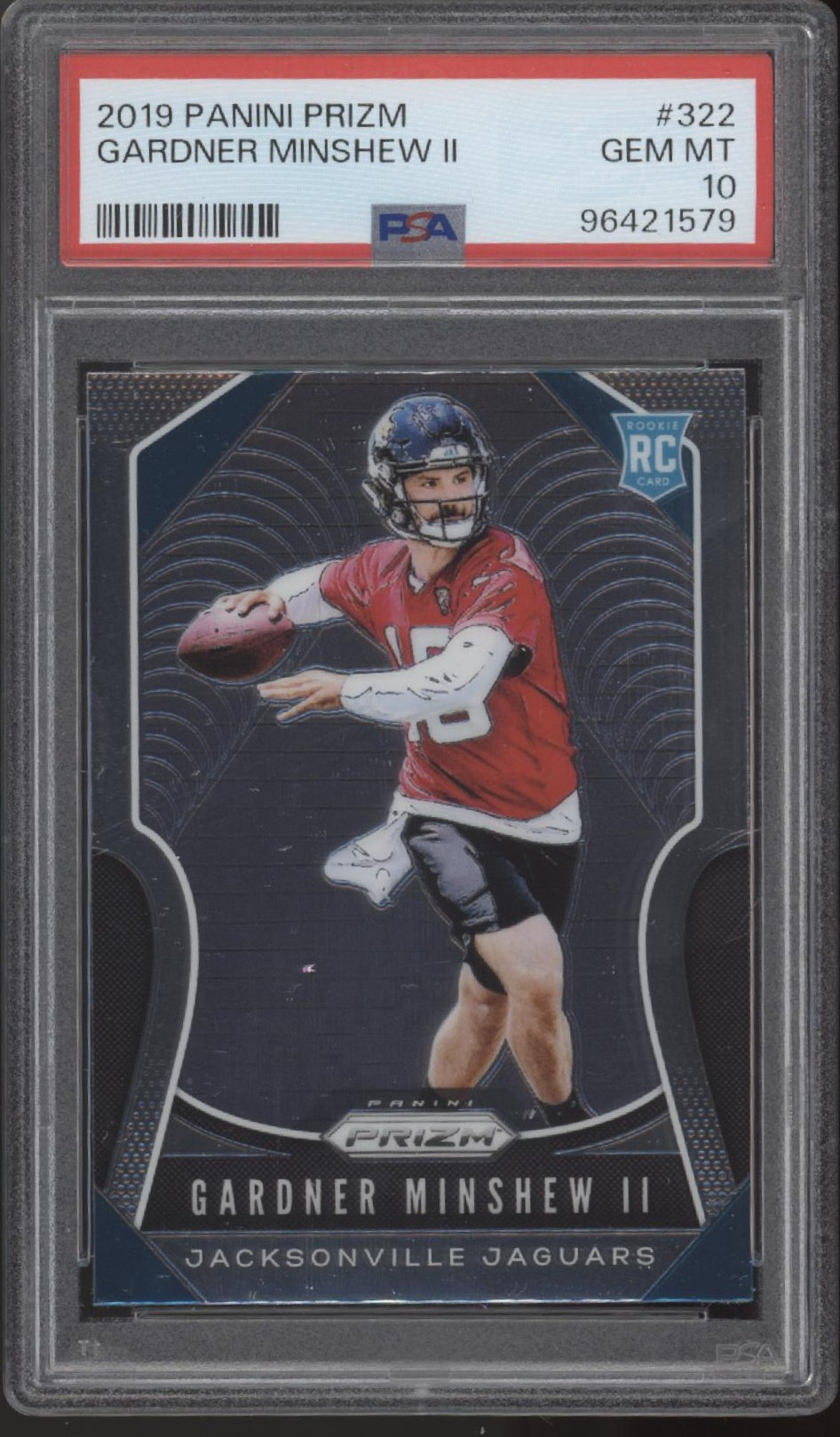 Gardner Minshew II 2019 Panini Prizm RC #322 PSA 10 #2