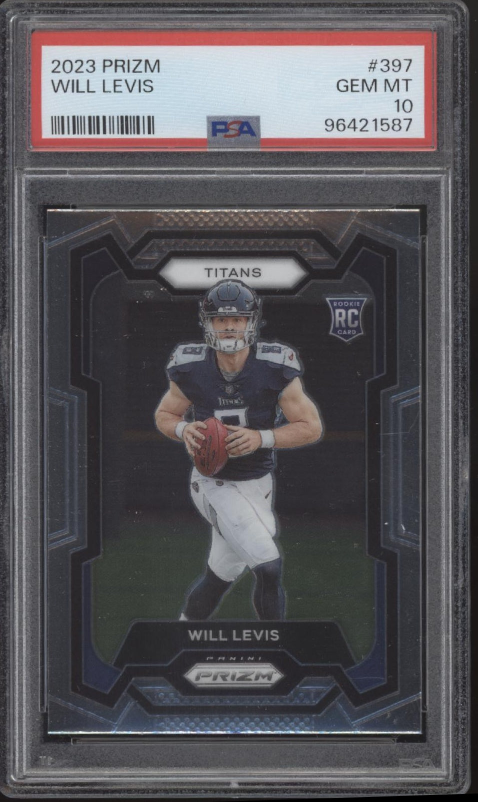 Will Levis 2023 Panini Prizm RC #397 PSA 10