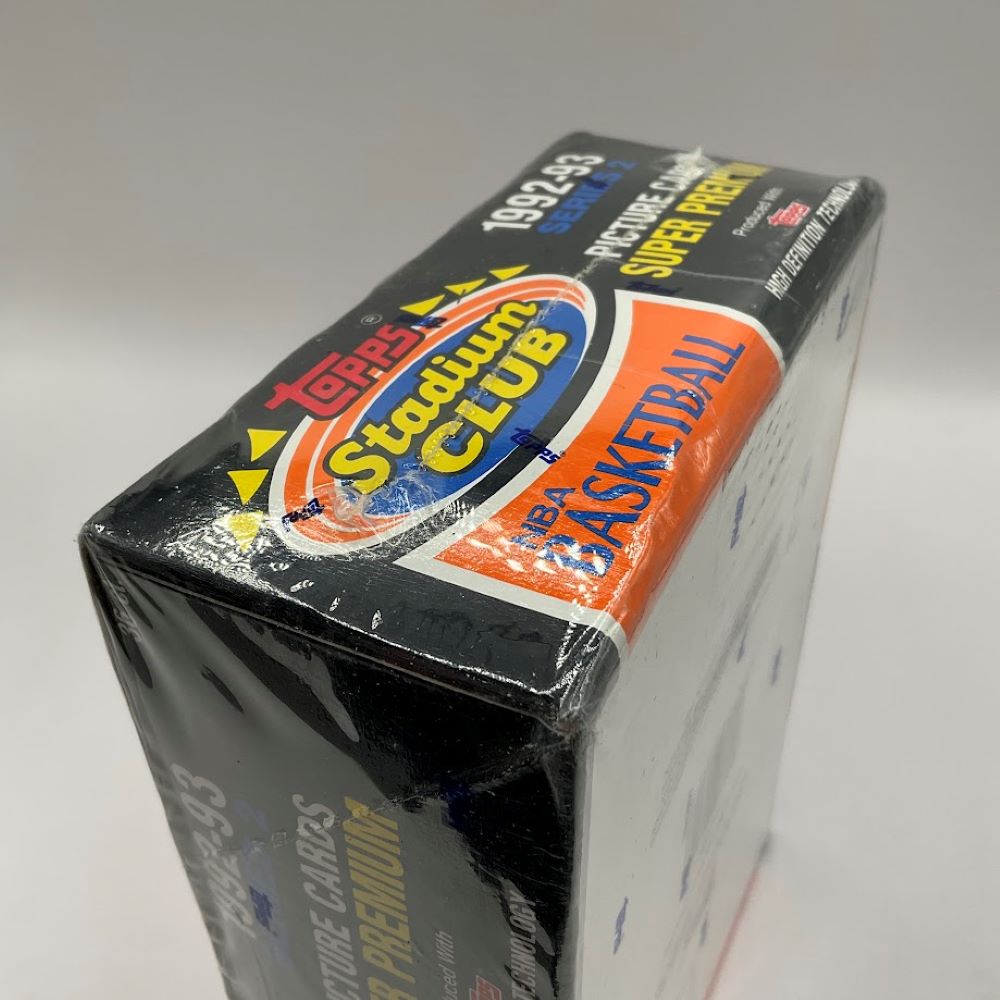 1992-93 Topps Basketball Stadium Club Series 2 Hobby Box #1