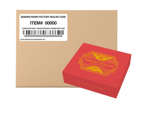 2025 Panini National Treasures Racing Hobby Box Case (4ct)