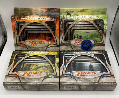 Magic the Gathering: 2009 Planechase Set of 4 Decks *See Pictures for Details*