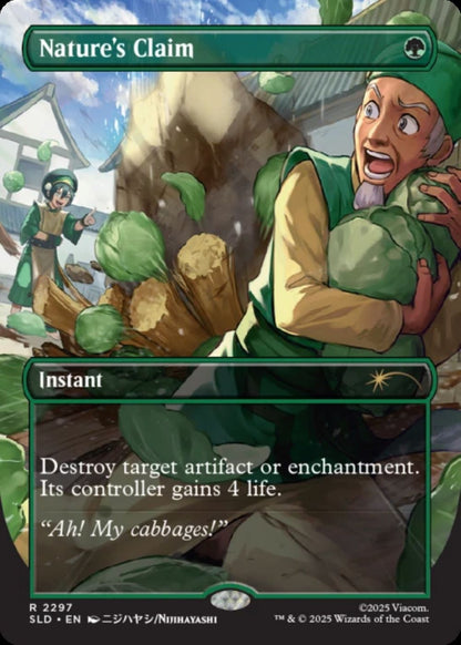 Magic the Gathering Avatar the Last Air Bender Secret Lair - My Cabbages! [Non-Foil]