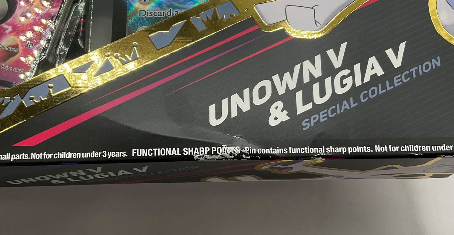 Pokemon: Crown Zenith Special Collection [Unown V & Lugia V] #1 *See Pictures for Condition*