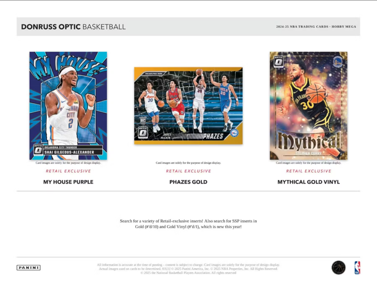 2024-25 Panini Donruss Optic Basketball Hobby Mega Box