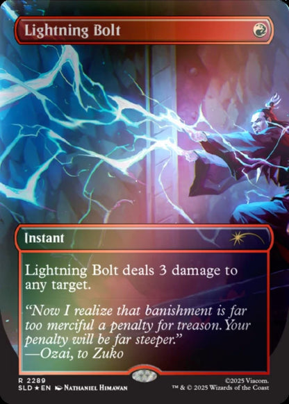 Magic the Gathering Avatar the Last Air Bender Secret Lair - Everything Changed [Rainbow Foil Edition]