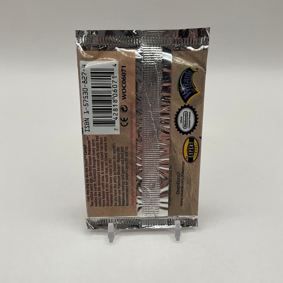 Pokemon Fossil Unlimited Zapdos Booster Pack 20.47G、Collector Store LLC Gaming、kayou
