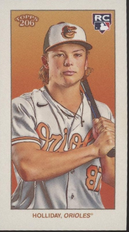 Jackson Holliday 2024 Topps 206 Mini RC Sweet Caporal Back