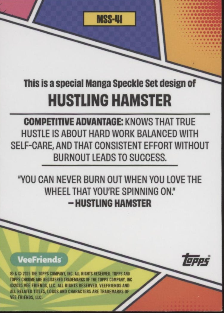 Hustling Hamster 2025 Topps Chrome VeeFriends #MSS-41