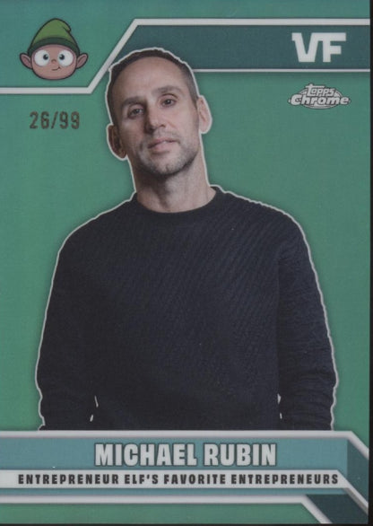 Michael Rubin 2025 Topps Chrome VeeFriends 26/99 #EE-MR