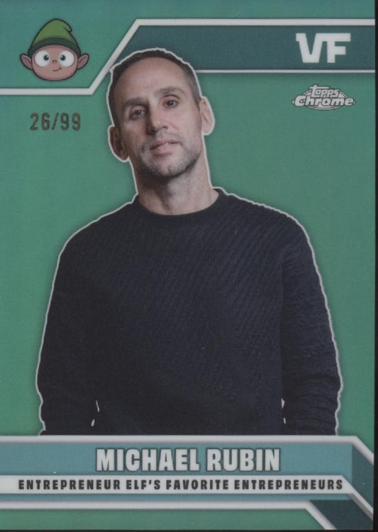 Michael Rubin 2025 Topps Chrome VeeFriends 26/99 #EE-MR