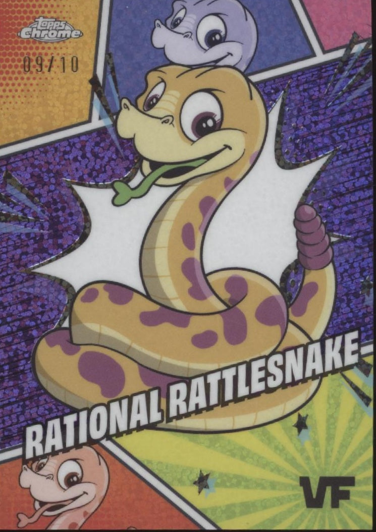Rational Rattlesnake 2025 Topps Chrome VeeFriends 09/10 #MSS-GG、Collector Store LLC、kayou