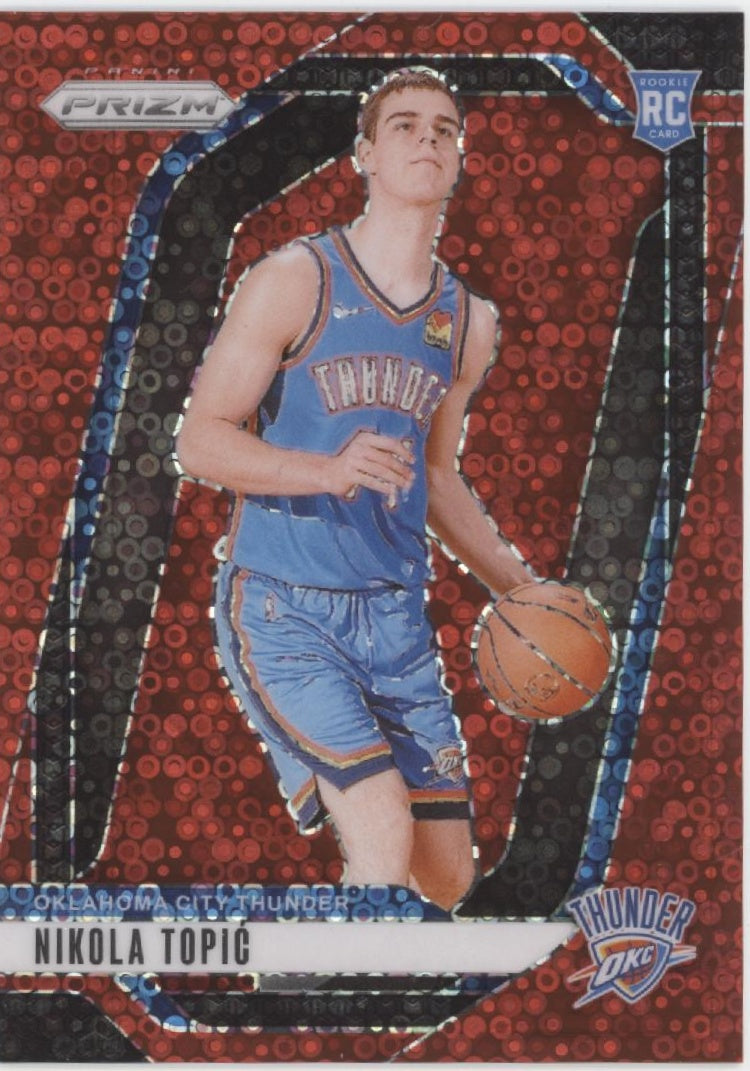 Nikola Topic 2024-25 Panini Prizm Red Fast Break Prizm 066/100 #230 #2