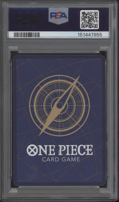 Dracule Mihawk One Piece Card Game OP14-EB04 Manga Alternate Art #119 PSA 10