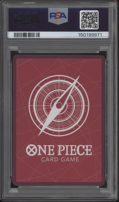 Trafalgar Law One Piece Card Game OP01 Alternate Art Errata #002 PSA 10