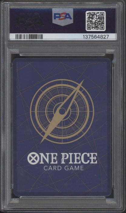 Kuzan One Piece Card Game OP10 Alternate Art #082 PSA 9