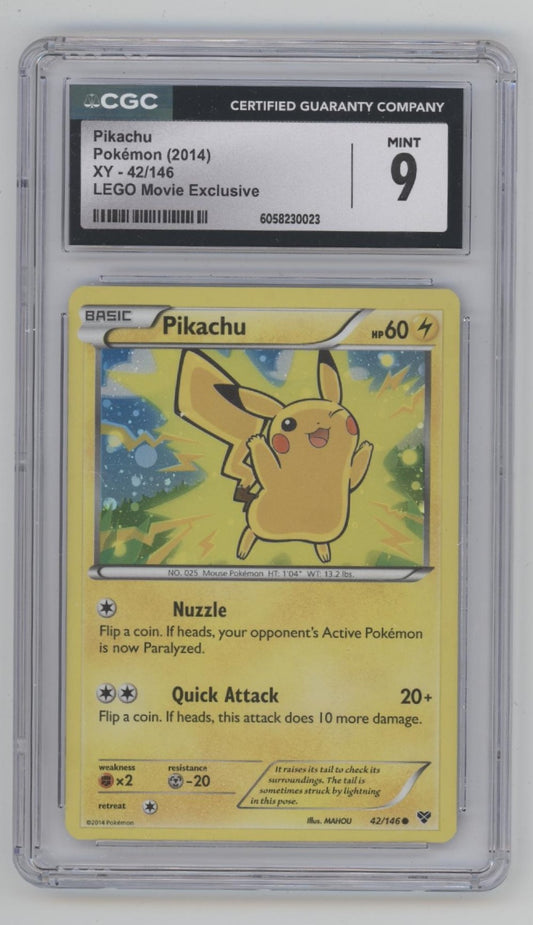 Pikachu Pokemon LEGO Movie Exclusive Promo #42 CGC 9 #2